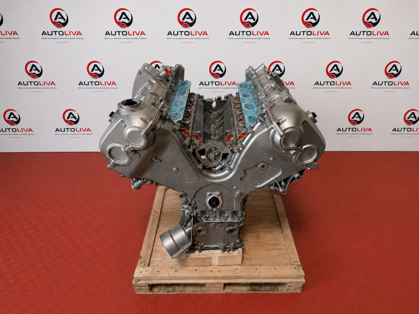 Moteur Porsche Cayenne Turbo 4.5 V8 M48.50 reconditionné chemisé fonte