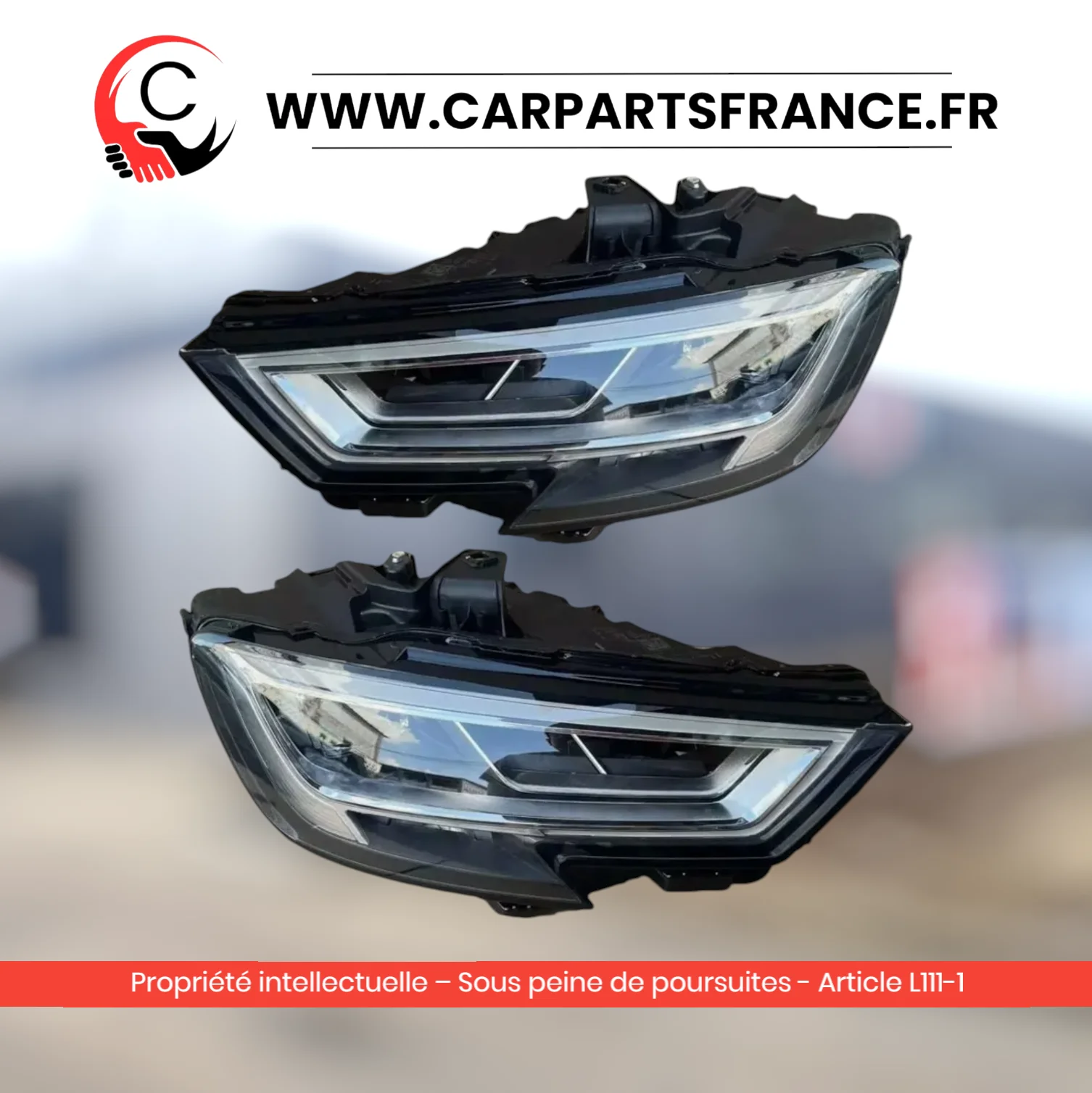 Phares avant d’origine LED Audi A3 8V2 reconditionnés, gauche et droit — photo principale