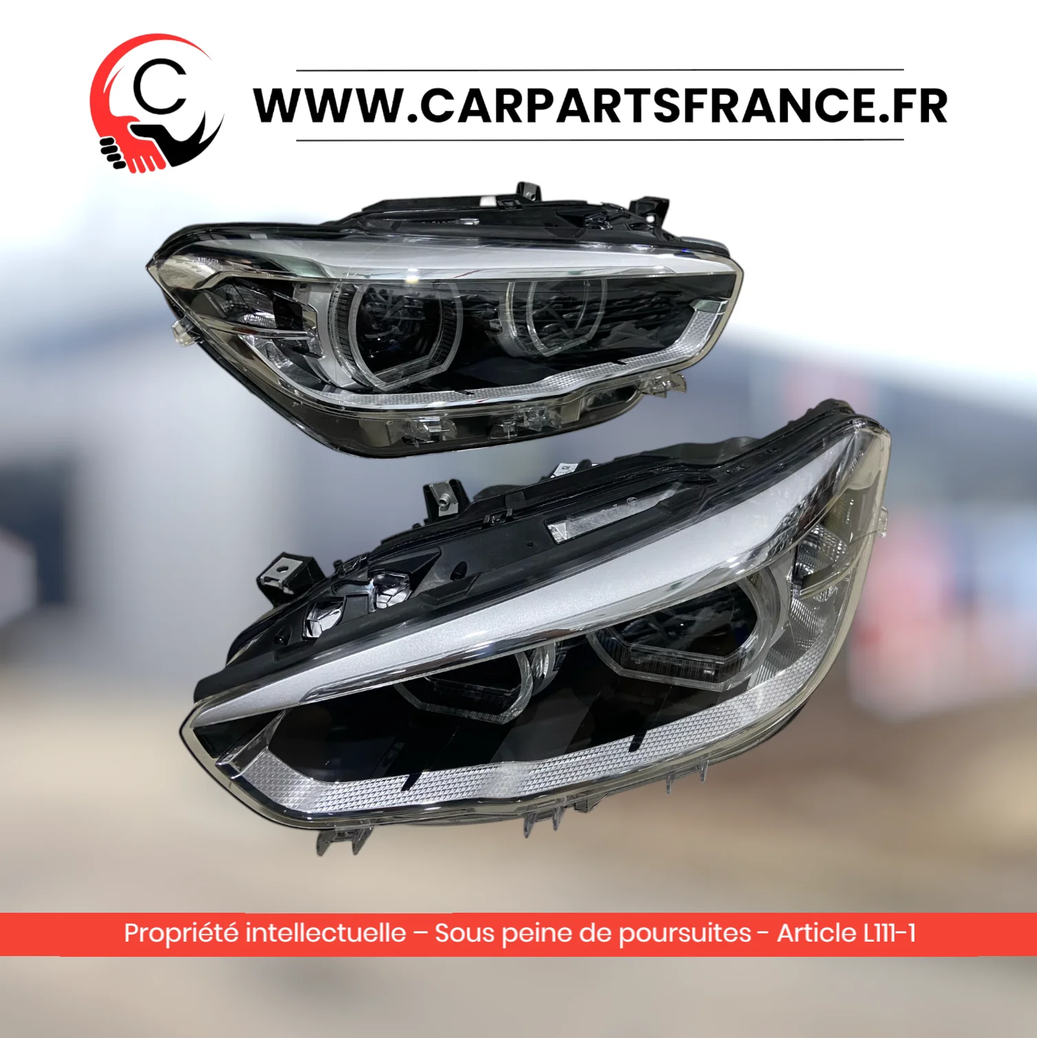 Phares avant d’origine BMW Série 1 F20/F21 LCI LED reconditionnés — photo principale