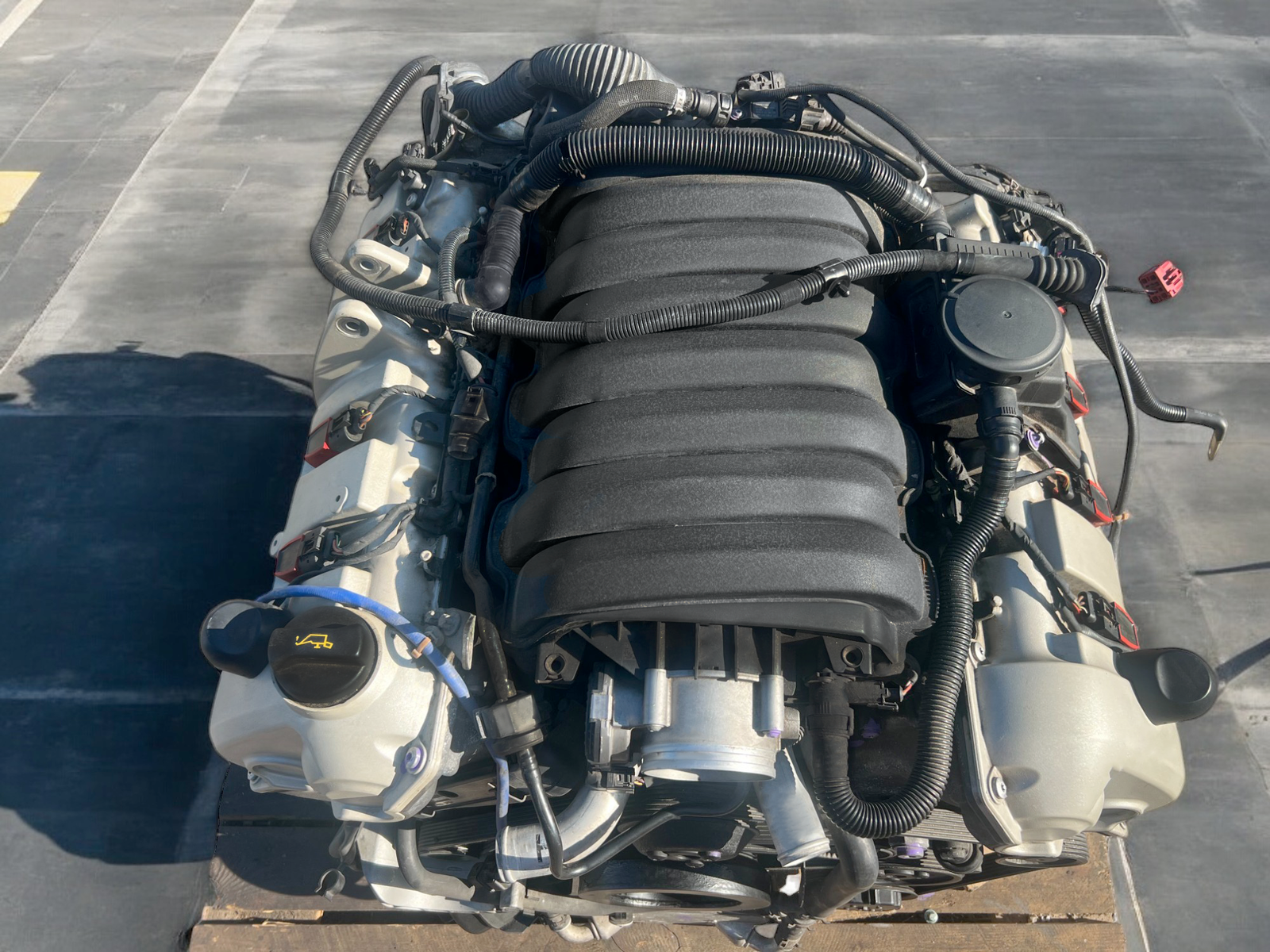 Moteur complet reconditionné Porsche Cayenne S / GTS 4.8 V8 958 M48.02 échange standard — vue 2