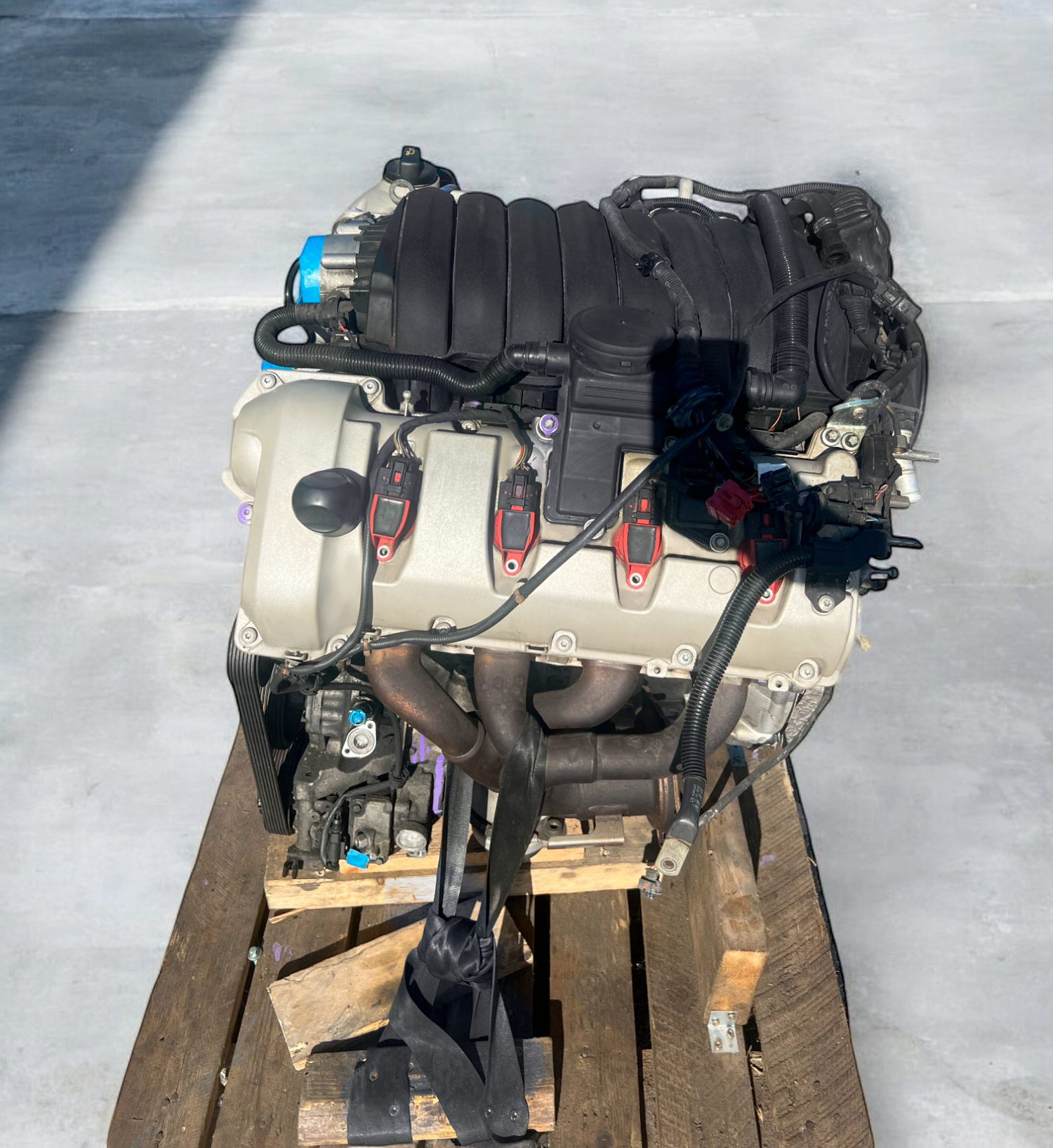 Moteur complet reconditionné Porsche Cayenne S / GTS 4.8 V8 958 M48.02 échange standard — vue 4