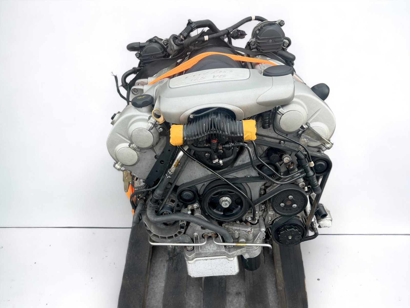 Moteur Porsche Cayenne 955 Turbo 4.5 V8 M48.50 d’occasion contrôlé – 104682 km — vue 2