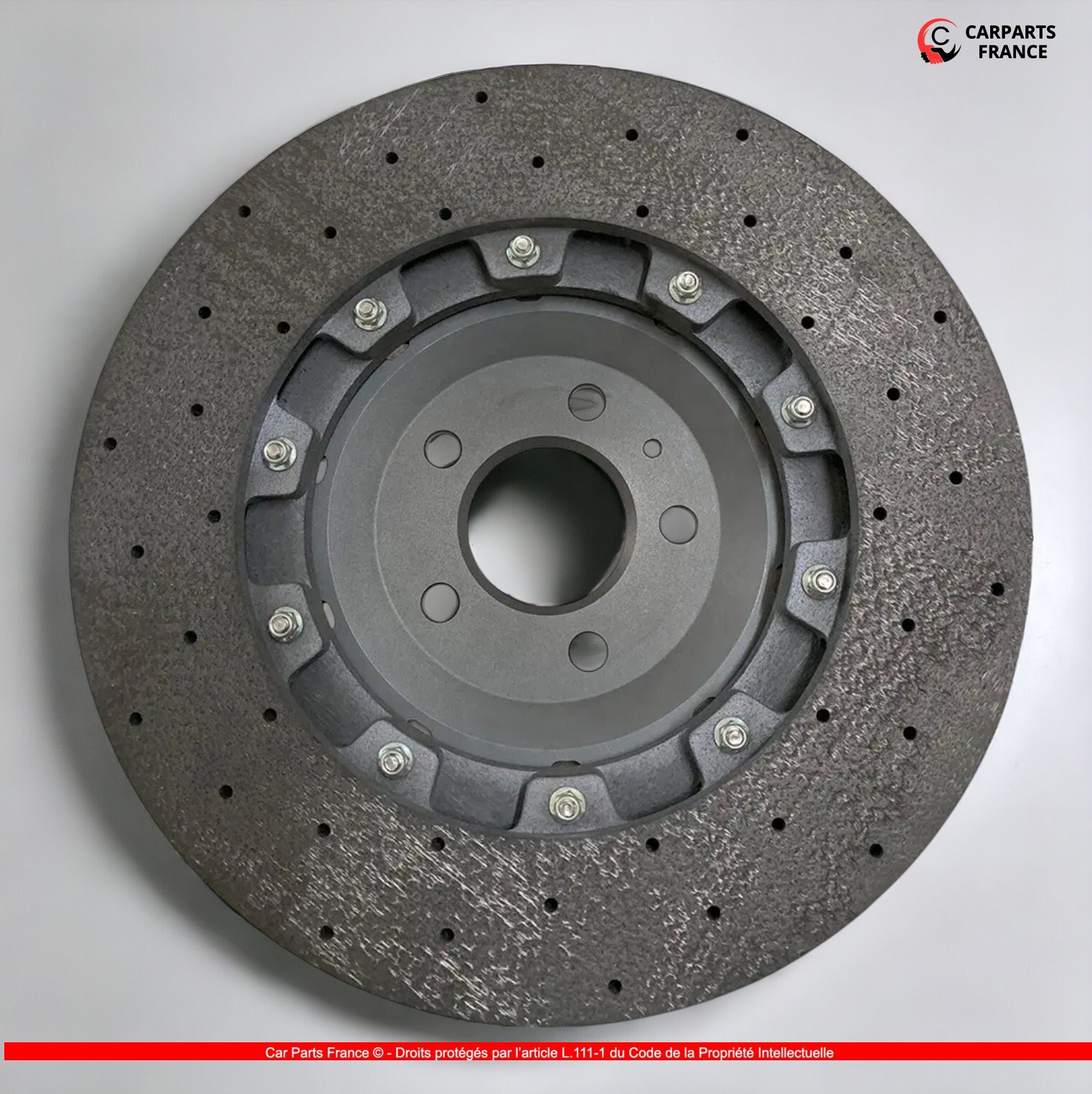 Disque de frein carbone-céramique avant 380 x 38 mm reconditionné à neuf — vue 3