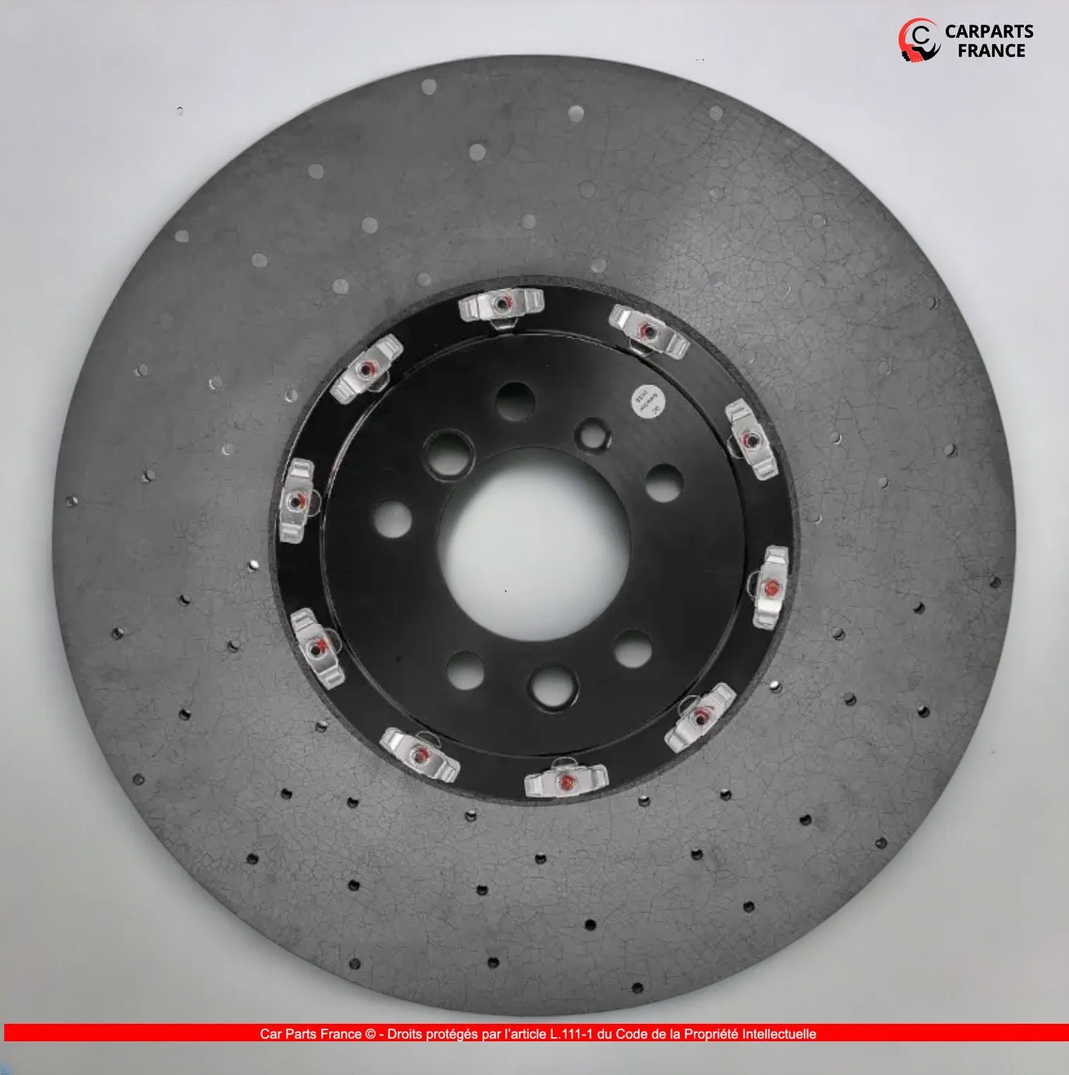 Vordere Kohlefaser-Keramik-Bremsscheibe 380 x 38 mm instandgesetzt — vue 5