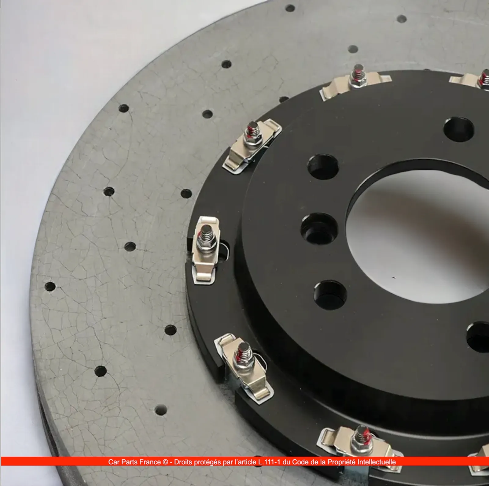 Vordere Kohlefaser-Keramik-Bremsscheibe 380 x 38 mm instandgesetzt — vue 6