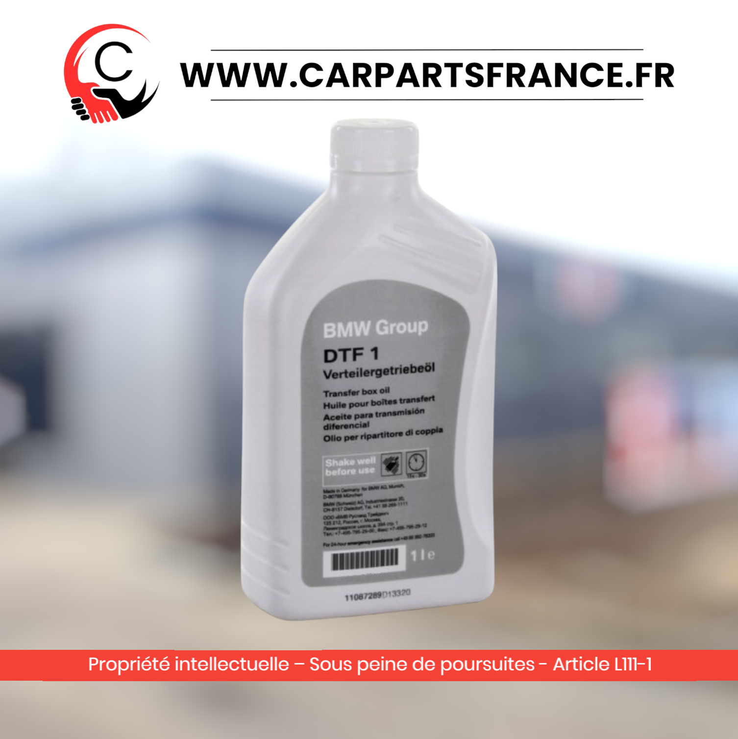 Huile de boîte de transfert BMW DTF-1 1 litre - Réf. 83225A4F016 — photo principale