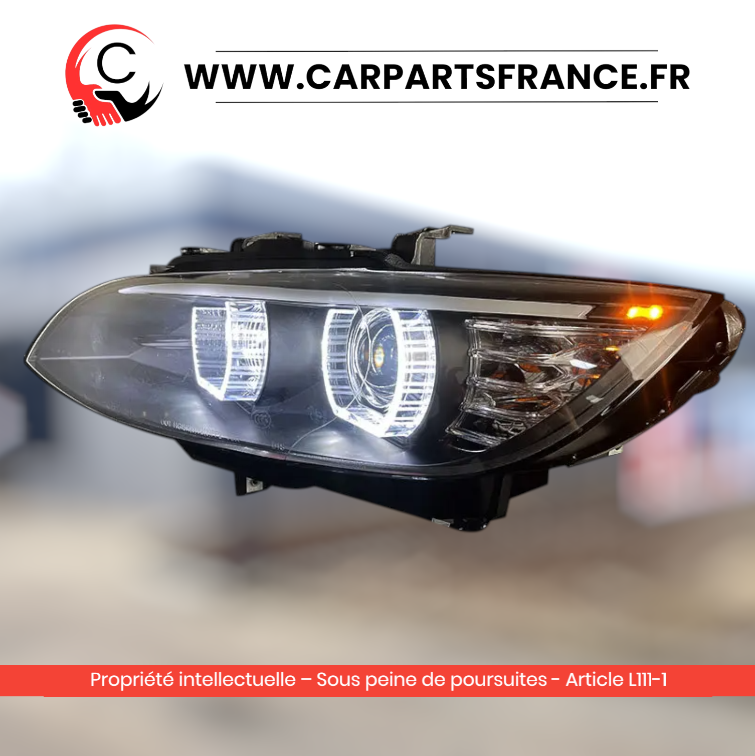 Phares BMW Série 3 E92 E93 Look M4 Reconditionné — vue 2