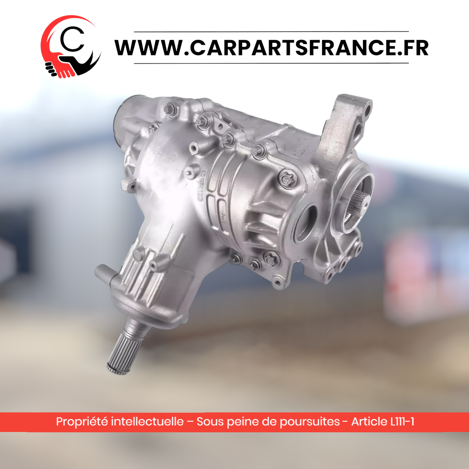 Boîte de transfert Jeep Cherokee KL 4x4 Active Drive II reconditionnée échange standard - garantie 2 ans — vue 2