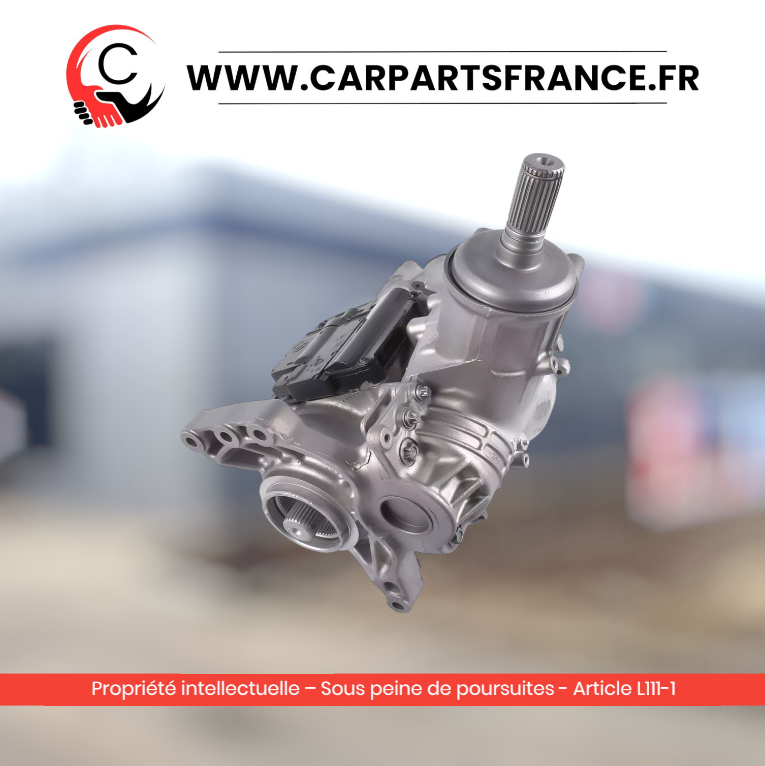 Boîte de transfert Jeep Cherokee KL 4x4 Active Drive II reconditionnée échange standard - garantie 2 ans — vue 3