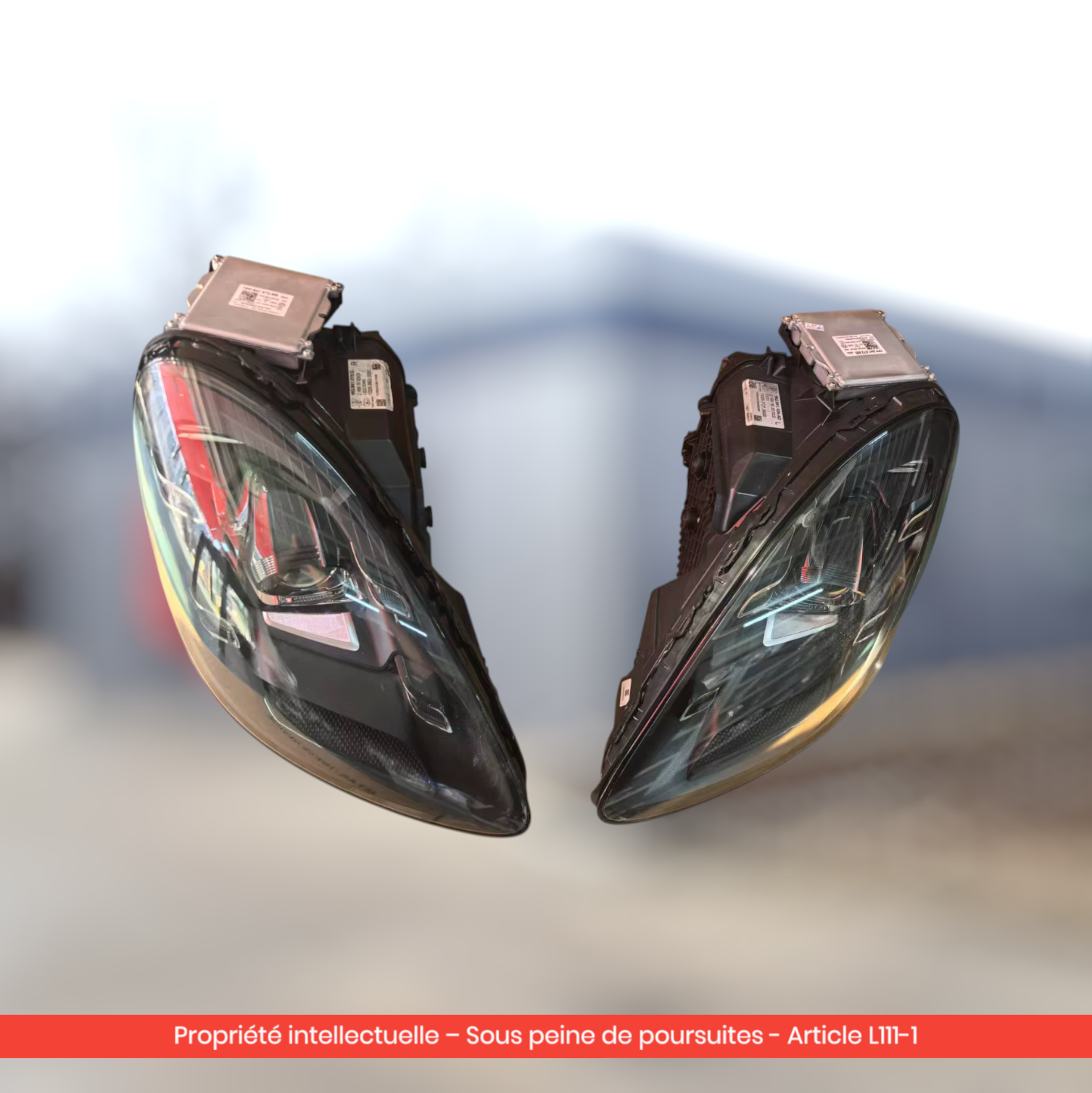 Phares avant Porsche 718 Cayman / Boxster PDLS Reconditionnés — Côté: GAUCHE & DROIT — vue 3