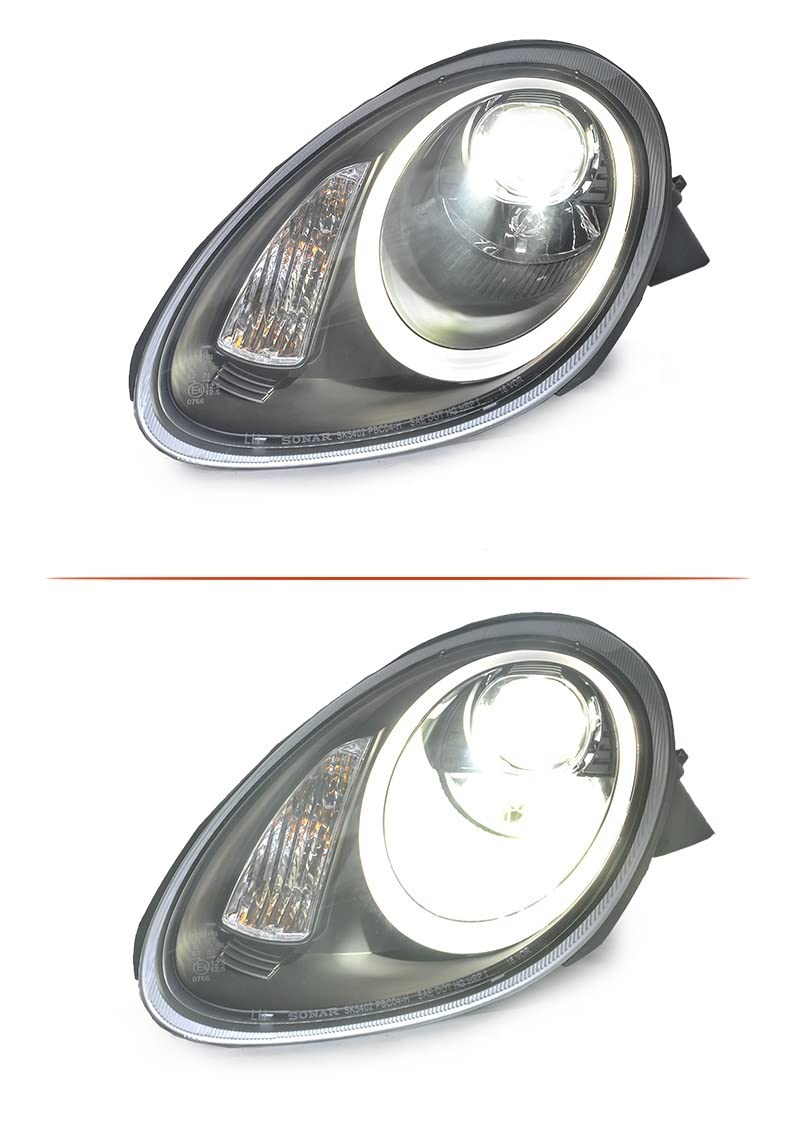 Paire de phares avant reconditionnés Porsche Boxster Cayman 987.2 gauche + droit — vue 3