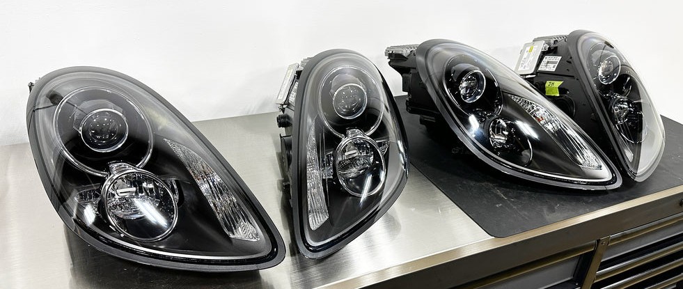 Phares avant xénon d’origine reconditionnés pour Porsche Boxster et Cayman 981 (2013-2016) – gauche ou droit – sans ballast ni ampoule — vue 3