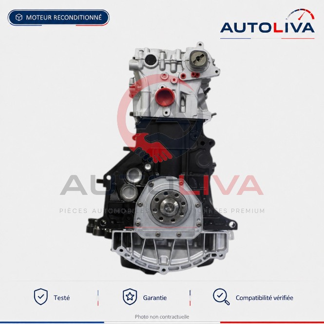 Moteur Essence CCZA 2.0 TSI 200 ch reconditionné – Audi, Seat, Škoda, VW — vue 4