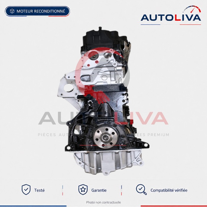 Moteur Diesel CBAB 2.0 TDI 140 ch reconditionné – Audi, Škoda, VW — vue 2