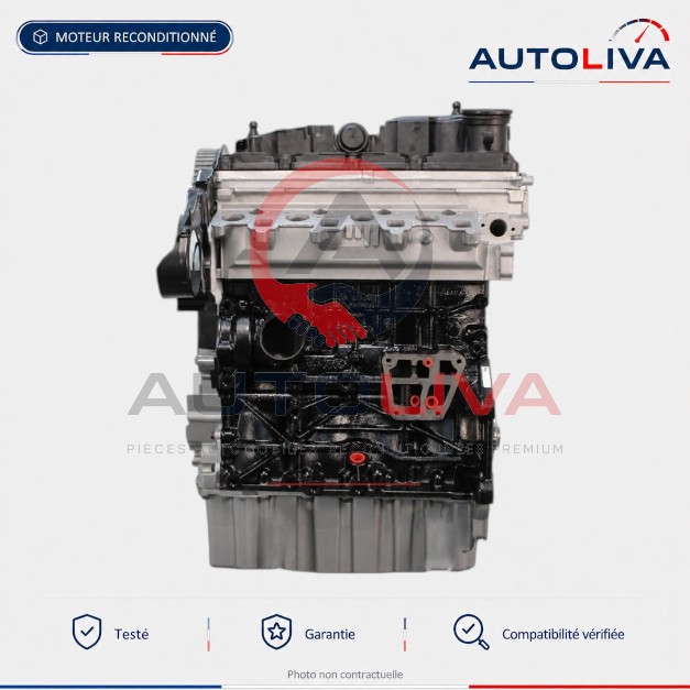 Moteur Diesel CAAB 2.0 TDI 102 ch reconditionné – VW Transporter T5, Multivan — vue 2