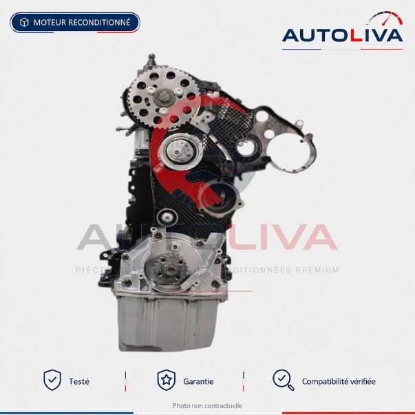 Moteur Diesel CAAB 2.0 TDI 102 ch reconditionné – VW Transporter T5, Multivan — vue 3