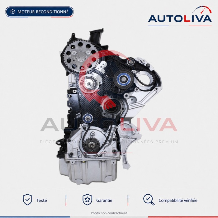 Moteur Diesel CFCA 2.0 BiTDI 180 ch reconditionné – VW Transporter T5, Multivan — vue 3