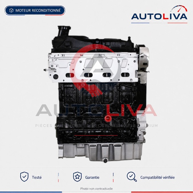 Moteur Diesel CFCA 2.0 BiTDI 180 ch reconditionné – VW Transporter T5, Multivan — vue 4