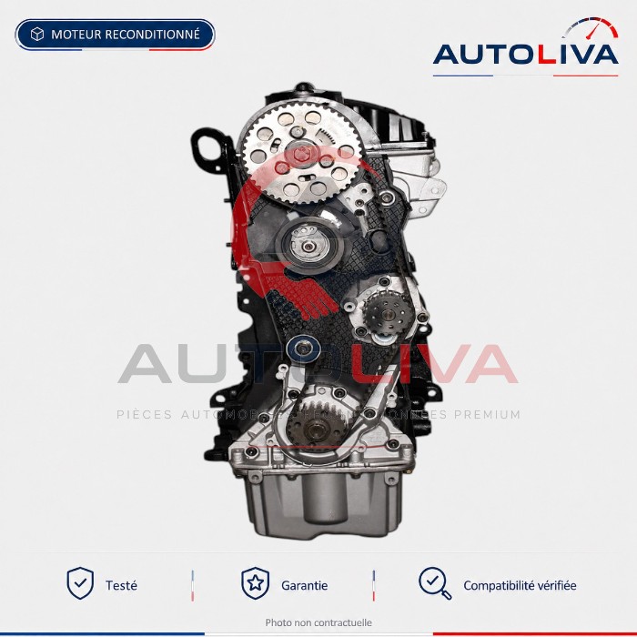 Moteur Diesel BXE 1.9 TDI 105 ch reconditionné – VW, Audi, Seat, Škoda — vue 2