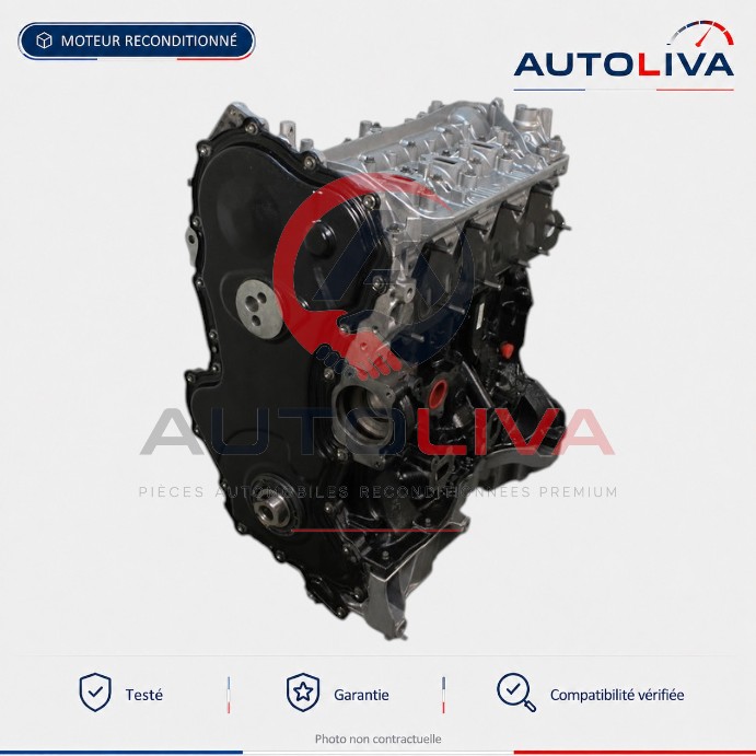 Moteur Diesel R9M 450 1.6 dCi reconditionné – Renault Espace, Opel Vivaro — vue 2