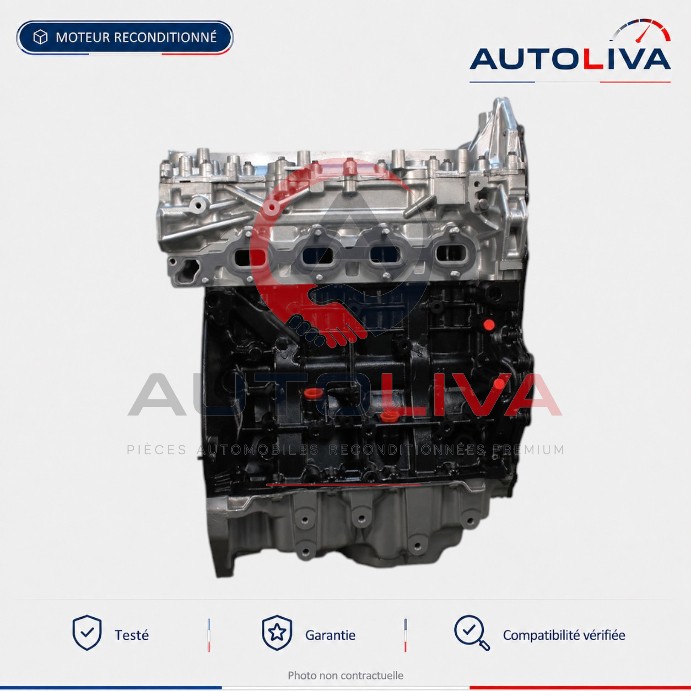 Moteur Diesel R9M 450 1.6 dCi reconditionné – Renault Espace, Opel Vivaro — vue 4