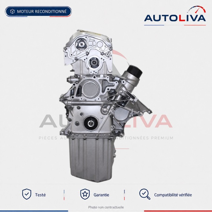 Moteur Diesel OM646.985 2.1 CDI 109 ch reconditionné – Mercedes-Benz Sprinter — vue 3