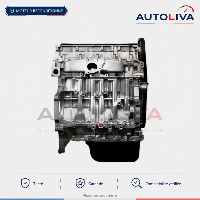 Moteur Diesel BHZ (DV6FC) 1.6 BlueHDi 120 ch reconditionné – Peugeot, Citroën — vue 2