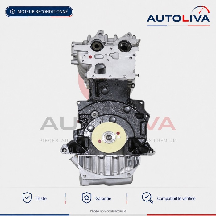 Moteur Diesel QXBA 2.0 TDCi 140 ch reconditionné – Ford, Peugeot, Citroën — vue 4