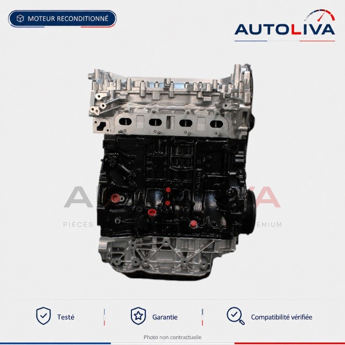 Moteur Diesel M9T 700 2.3 dCi 136-170 ch reconditionné – Renault, Opel, Nissan — vue 3