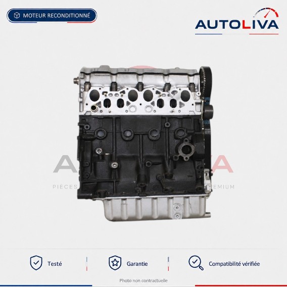 Moteur Diesel XUD9TF 1.9 TD 90-92 ch reconditionné – Citroën, Peugeot, Fiat — vue 2