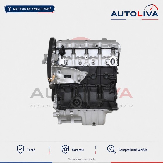 Moteur Diesel XUD9TF 1.9 TD 90-92 ch reconditionné – Citroën, Peugeot, Fiat — vue 4
