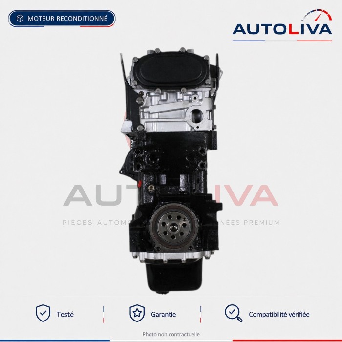 Moteur Diesel F1AE0481 2.3 Multijet 116-120 ch reconditionné – Fiat Ducato, Iveco Daily — vue 2