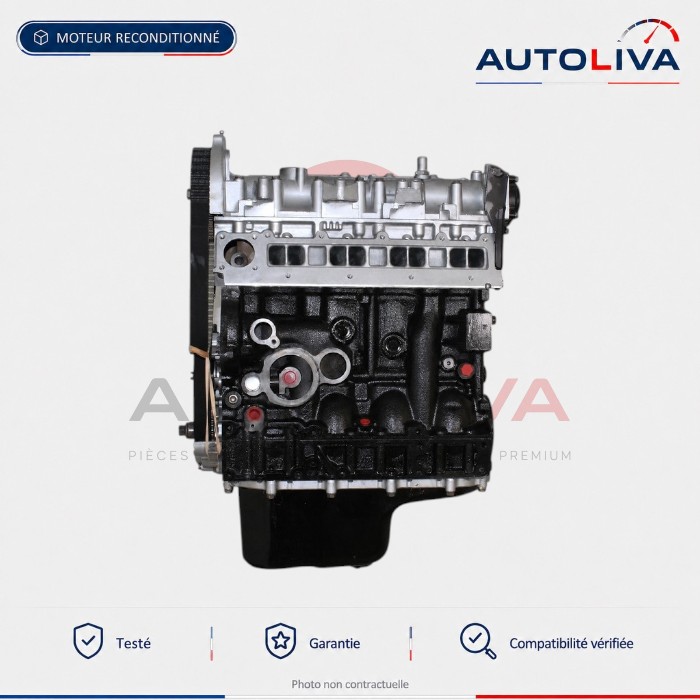 Moteur Diesel F1AE0481 2.3 Multijet 116-120 ch reconditionné – Fiat Ducato, Iveco Daily — vue 3