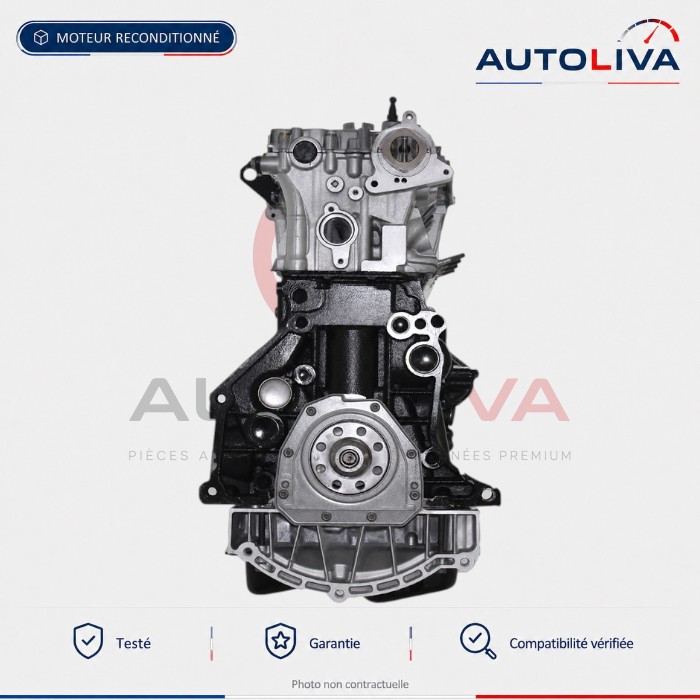 Moteur Essence BZB 1.8 TFSI 160 ch reconditionné – Audi Volkswagen Seat Skoda — vue 3