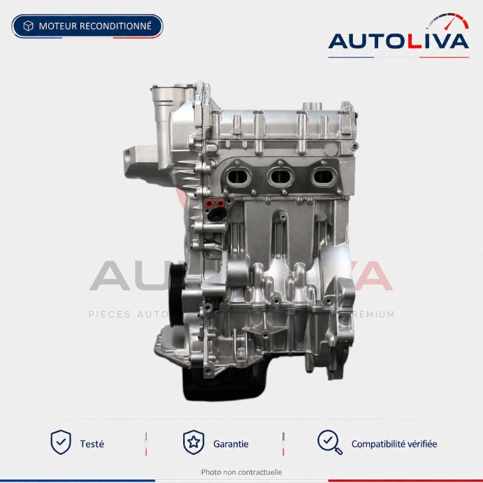 Moteur Essence CGPA 1.2 12v 70 ch reconditionné – Volkswagen Seat Skoda — vue 1