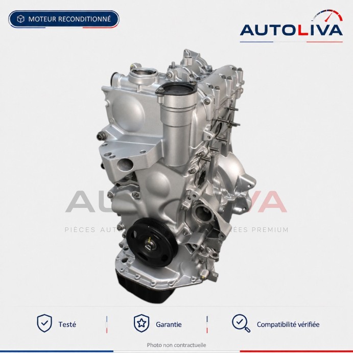 Moteur Essence CGPA 1.2 12v 70 ch reconditionné – Volkswagen Seat Skoda — vue 2