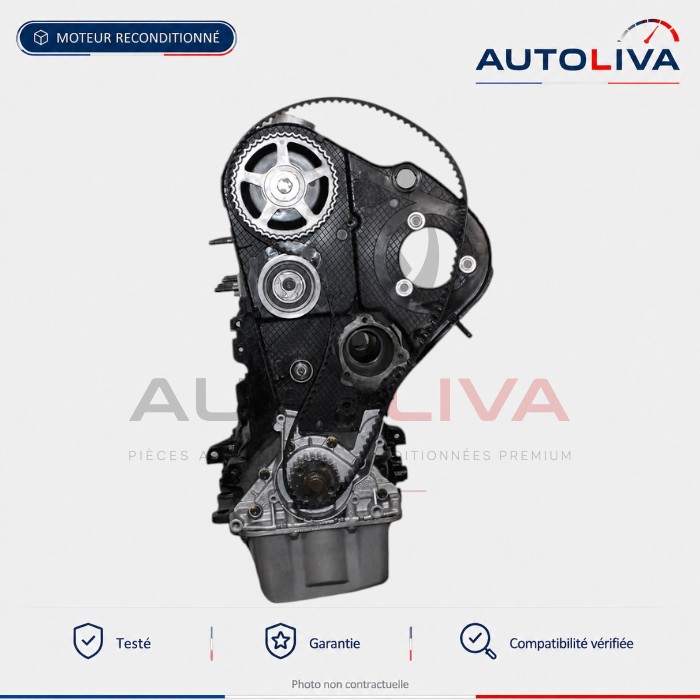 Moteur Diesel AGR 1.9 TDI 90 ch reconditionné – Volkswagen Audi Seat Skoda — vue 4