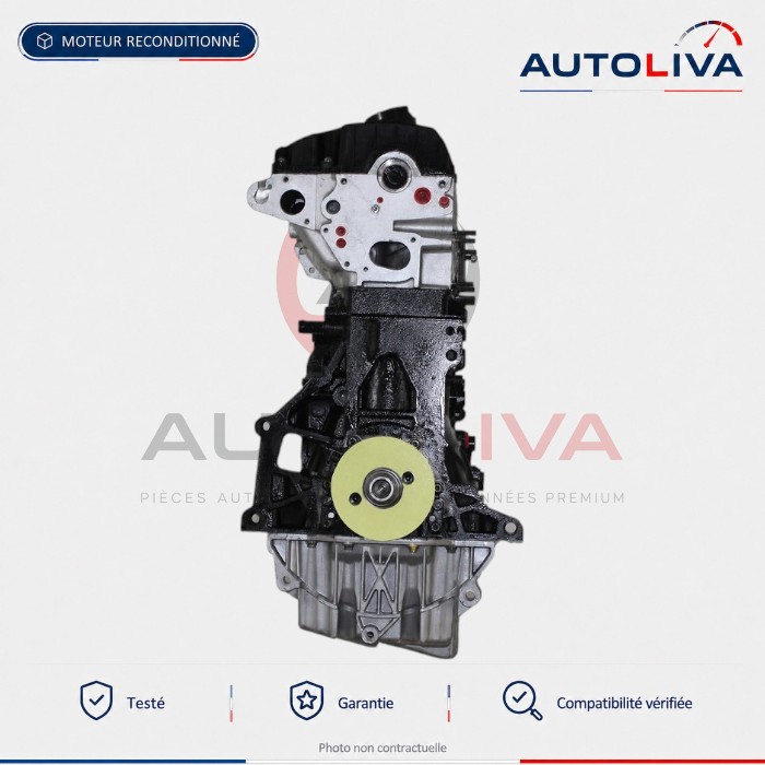 Moteur Diesel BRS 1.9 TDI 102 ch reconditionné – Volkswagen Transporter T5 — vue 2