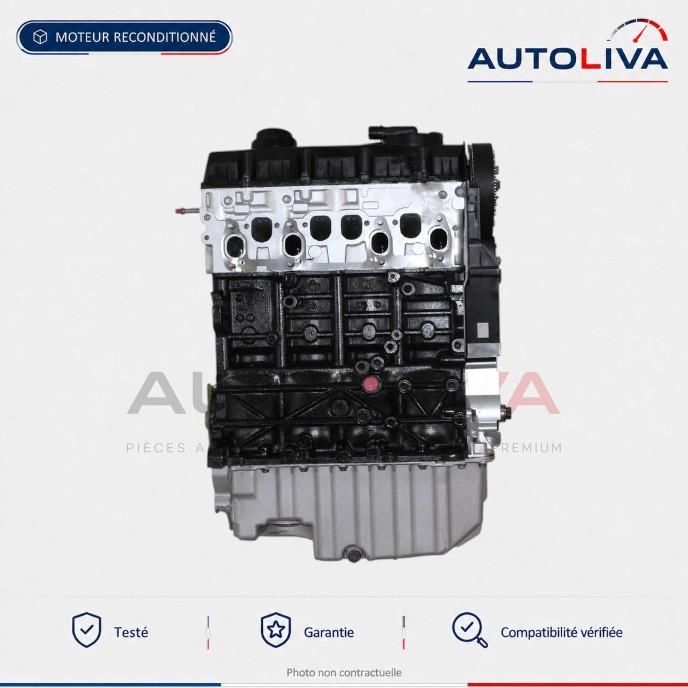 Moteur Diesel BRS 1.9 TDI 102 ch reconditionné – Volkswagen Transporter T5 — vue 3