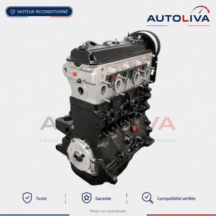 Moteur Diesel ABL 1.9 TD 68 ch reconditionné – Volkswagen Transporter T4 — vue 2