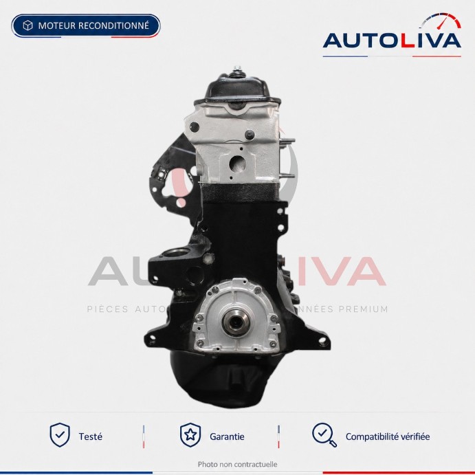 Moteur Diesel ABL 1.9 TD 68 ch reconditionné – Volkswagen Transporter T4 — vue 3