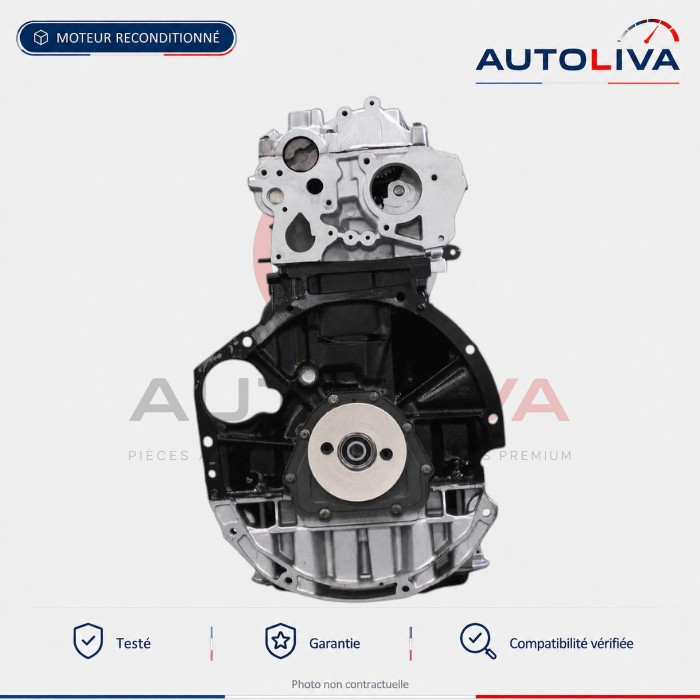 Moteur Diesel M9R 830 2.0 dCi 173 ch reconditionné – Renault Koleos — vue 4