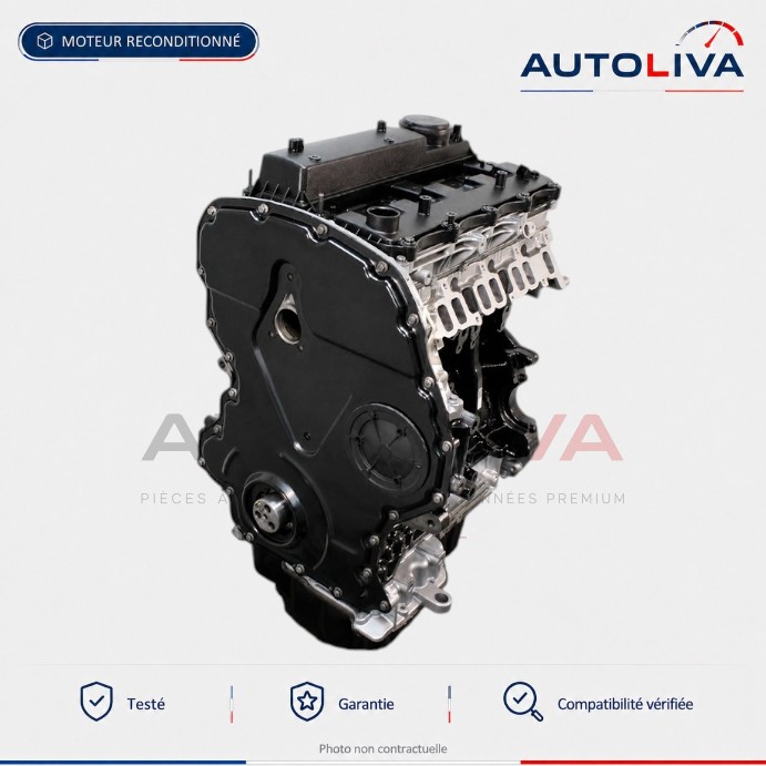 Moteur Diesel DRFA 2.2 TDCi 101 ch reconditionné – Ford Transit propulsion — vue 2