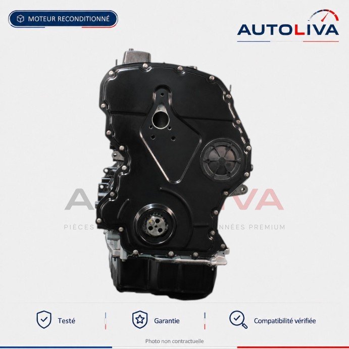 Moteur Diesel DRFA 2.2 TDCi 101 ch reconditionné – Ford Transit propulsion — vue 3