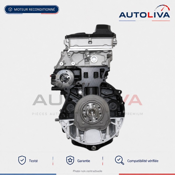 Moteur Diesel H9FB 2.4 TDCi 140 ch reconditionné – Ford Transit 2004-2006 — vue 3