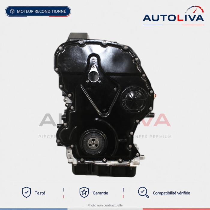 Moteur Diesel H9FB 2.4 TDCi 140 ch reconditionné – Ford Transit 2004-2006 — vue 4