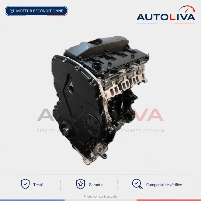 Moteur Diesel JXFA 2.4 TDCi 115 ch reconditionné – Ford Transit 2006-2014 — vue 2