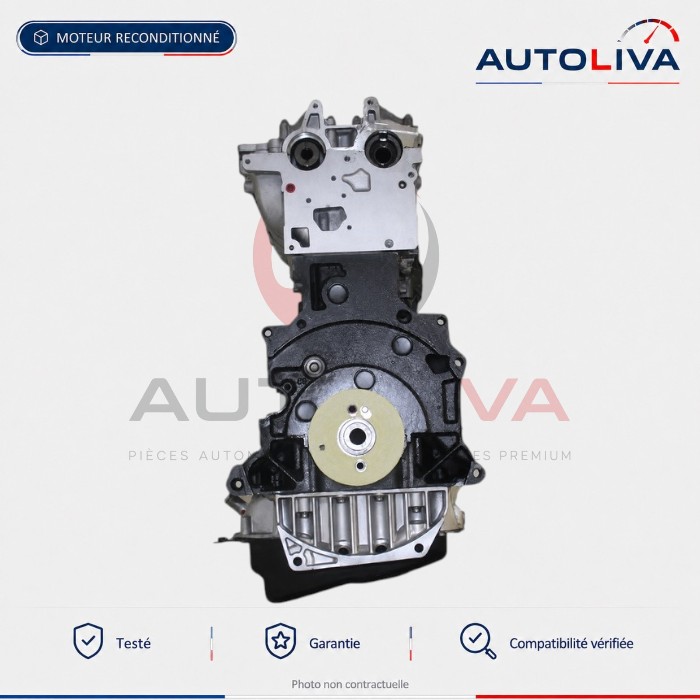 Moteur Diesel RHH 2.0 HDi 163 ch reconditionné – Peugeot Citroën Ford Fiat — vue 2