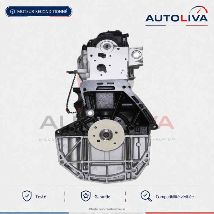 Moteur Diesel K9K 430 1.5 dCi 110 ch reconditionné – Nissan, Renault — vue 2