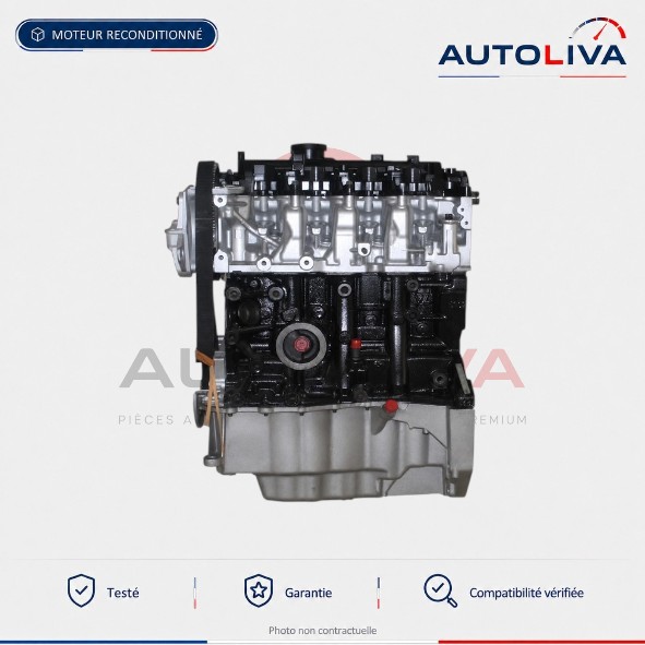 Moteur Diesel K9K 430 1.5 dCi 110 ch reconditionné – Nissan, Renault — vue 4